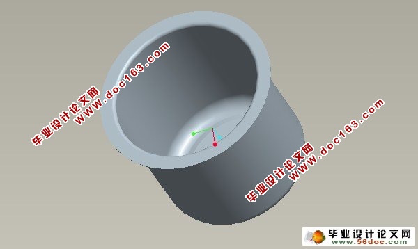 两次正拉深模的设计(CAD,Proe三维)