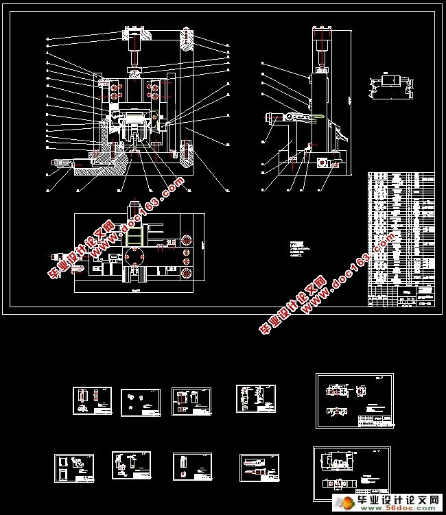 电阻自动成形机器模具设计(气压系统)