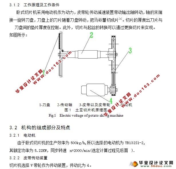 土豆切片机的设计(含CAD零件图和装配图)