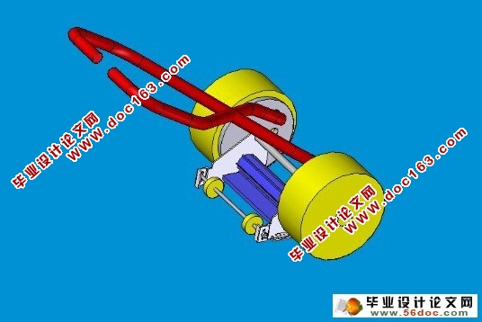 无动力滚刀式草坪修剪机设计(含CAD零件图和装配图)
