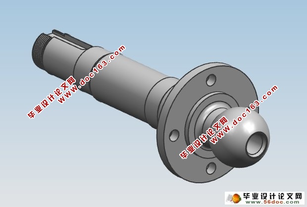 某传动轴(细长轴)的数控加工工艺分析(CAD,UG三维)