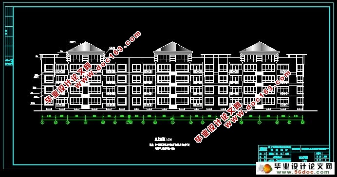 四层住宅楼(含地下室)建筑,施工组织二段式设计