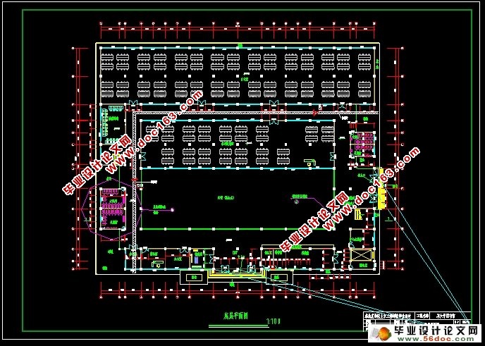 四层11842平米大学图书馆框架结构设计(建筑、结构、施工组织)