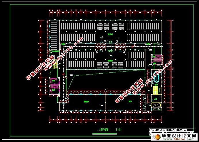 四层11842平米大学图书馆框架结构设计(建筑、结构、施工组织)