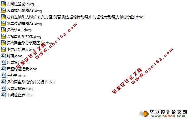 深松圆盘犁的设计(含CAD零件图和装配图)