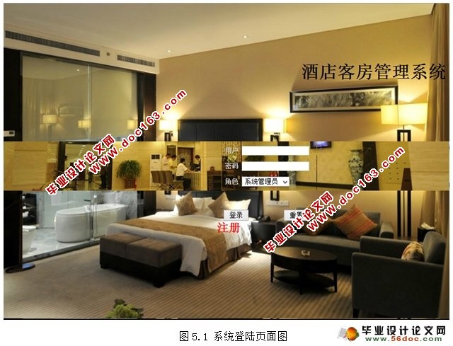 酒店客房管理系统的设计与实现(JSP,SSH,MySQL)(含录像)