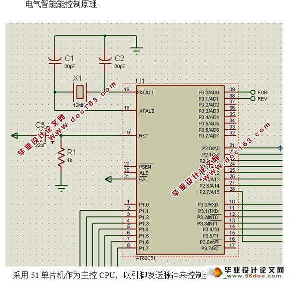 四轮智能机器人行走系统设计(含电路图,机械图,程序)