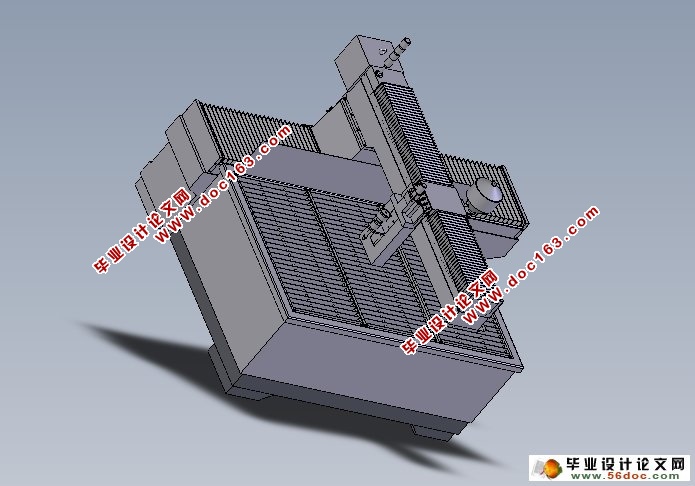 三轴数控平面水射流切割机床设计(SolidWorks三维)