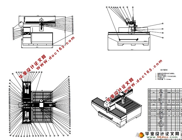 三轴数控平面水射流切割机床设计(SolidWorks三维)
