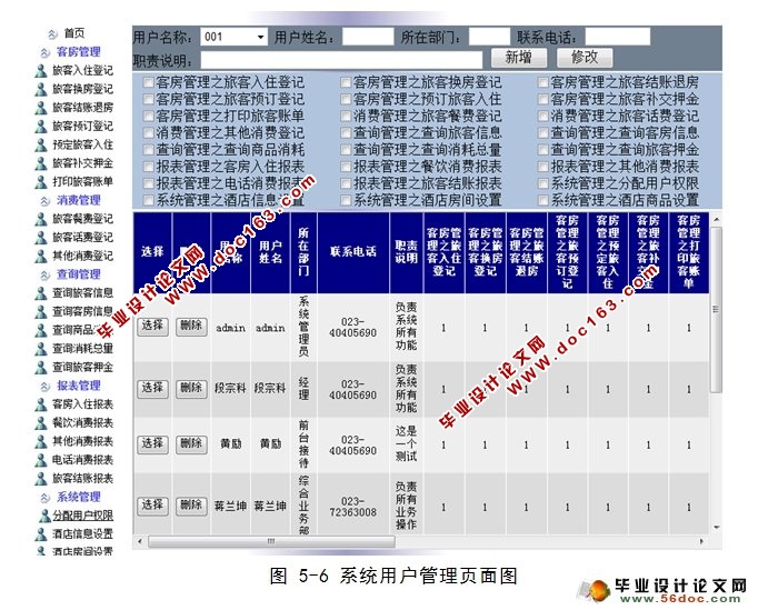 酒店客房信息管理系统的设计(ASP.NET,SQL)(含录像)