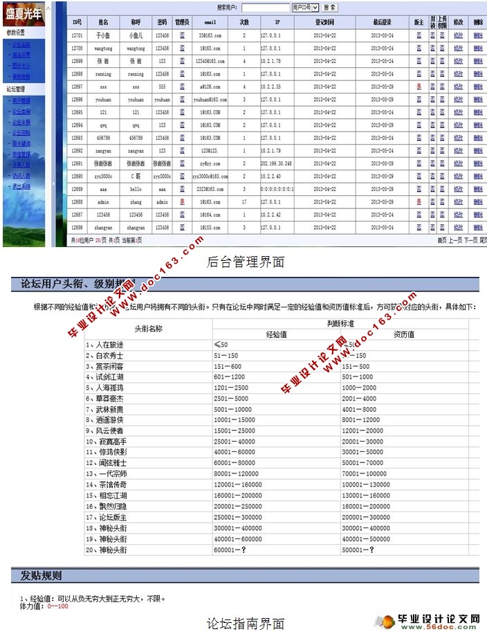 基于JSP的BBS论坛的设计与实现(JSP,SQLServer)