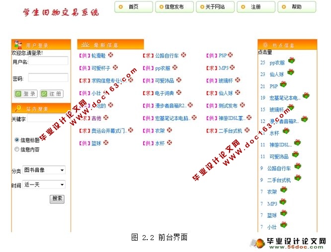 二手物品旧货交易平台的设计与实现(ASP.NET,SQL)