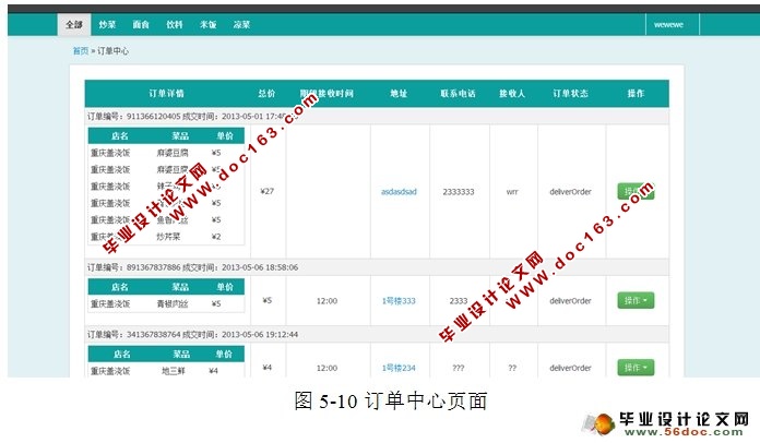 校园网上订餐系统的设计与实现(PHP,MySQL)