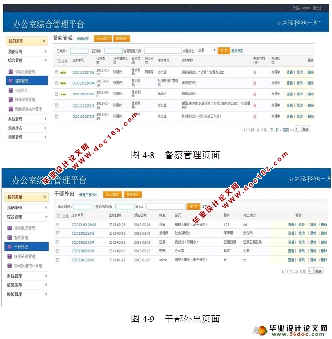 办公室综合管理平台开发(JSP,Oracle)