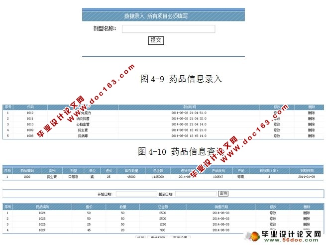 基于Web的药品进销存管理系统的实现(MyEclipse,SQLServer)