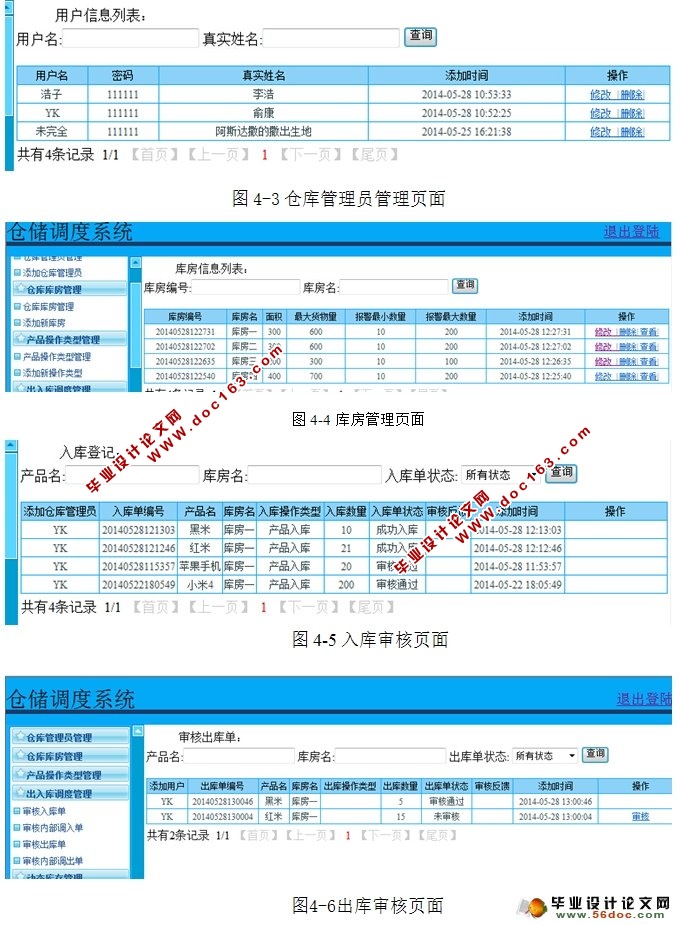仓储调度系统的设计与实现(SSH,MySQL)