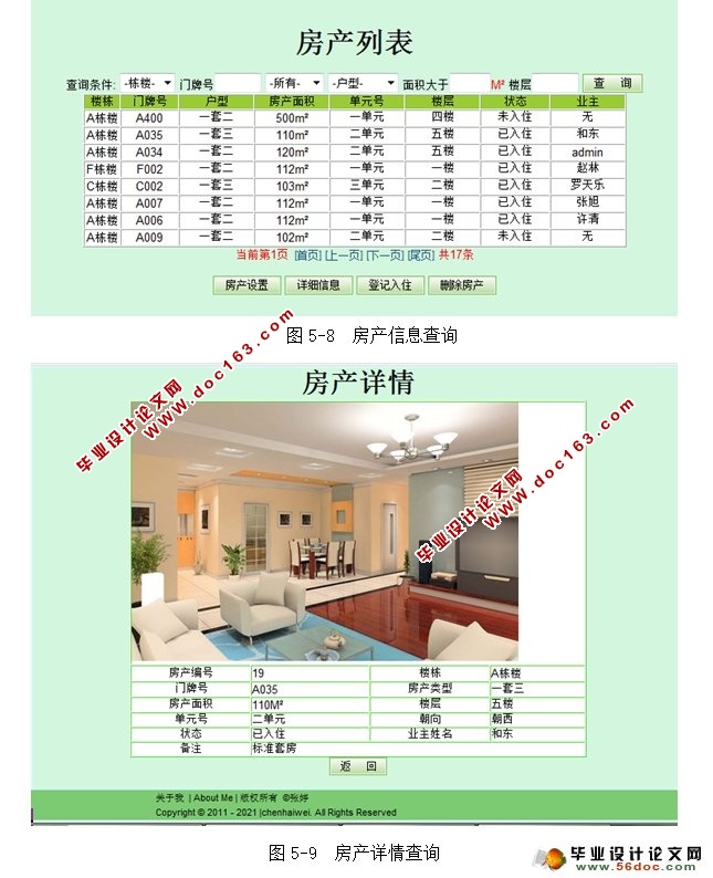 小区物业管理系统的设计与实现(MyEclipse,MySQL)