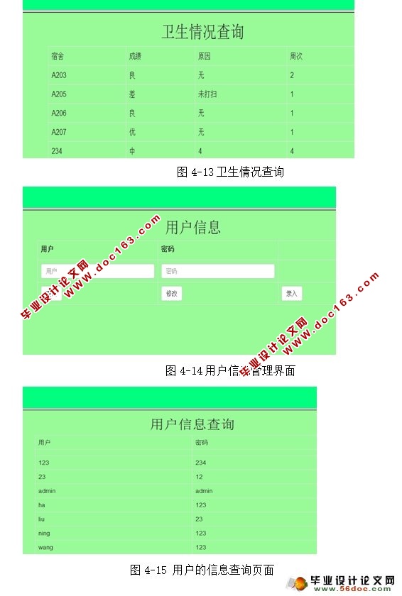 学生寝室宿舍信息管理系统的设计与实现(MyEclipse,MySQL)