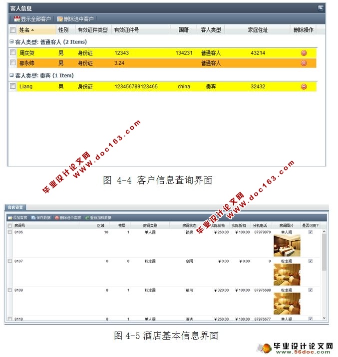 酒店管理系统的设计与实现(MyEclipse,MySQL)