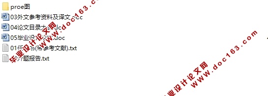 汽车制动系统设计及有限元分析(鼓式制动器,含PROE三维图)