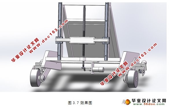 智能助行机器人设计-行走机构与机械系统设计(附SolidWorks三维图)