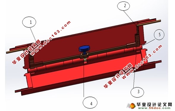 圆梳机中副夹板装置设计(含SolidWorks三维图)