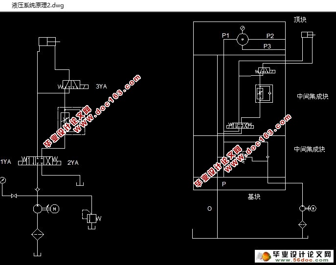发动机端面铣加工专用机床动力系统设计液压站设计(含CAD图)