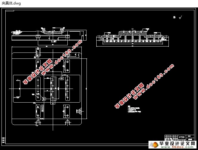曲轴箱箱体左侧面3×M6螺纹底孔组合钻床及夹具设计(含CAD图)
