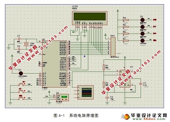 基于单片机温度湿度光度监测系统的设计(附原理图,程序)