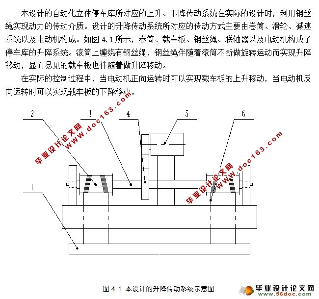 自动化立体停车库的设计(含CAD零件图装配图,电气原理图)