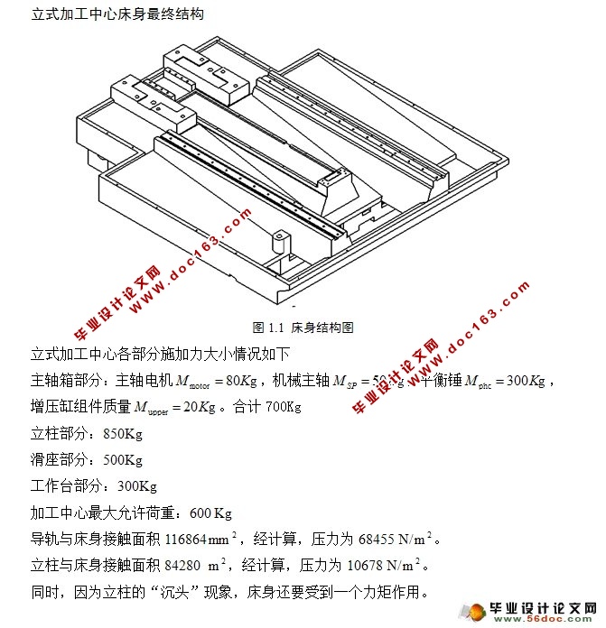立式加工中心床身系统结构及排屑系统设计(含CAD图,CAXA图)