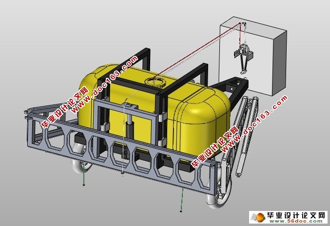 车载式喷药机的设计(农业机械)(含CAD图,SolidWorks三维)