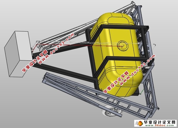 车载式喷药机的设计(农业机械)(含CAD图,SolidWorks三维)