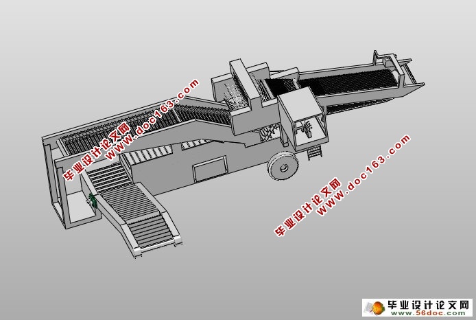 番茄收获机的设计(农业机械)(含CAD图,SolidWorks三维)