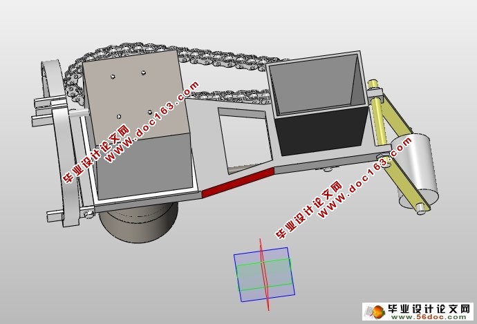 果园挖穴施肥机的设计(农业机械)(含CAD图,SolidWorks三维)