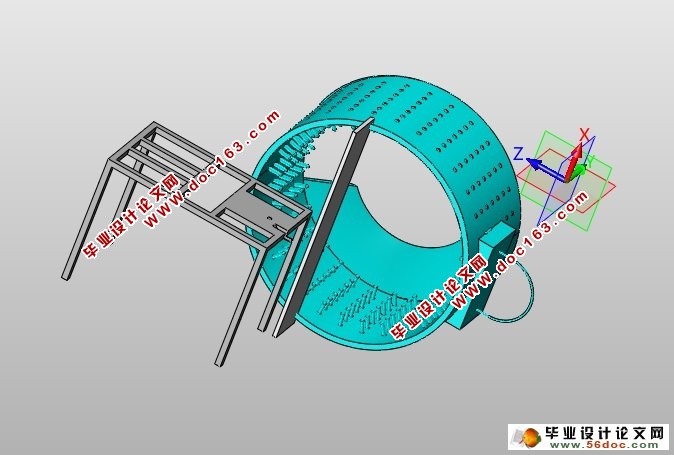家禽拔毛机的设计(农业机械)(含CAD图,SolidWorks三维)