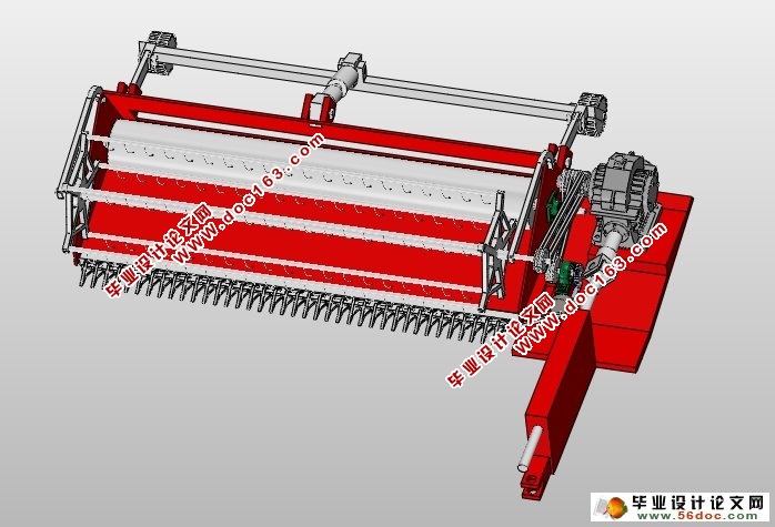 苜蓿收获机的设计(农业机械)(含CAD图,SolidWorks三维)