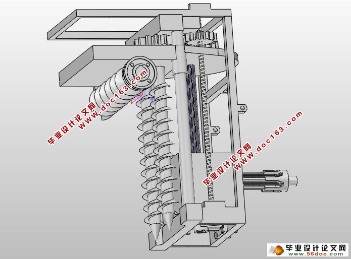 山药挖掘收获机的设计(农业机械)(含CAD图,SolidWorks三维)