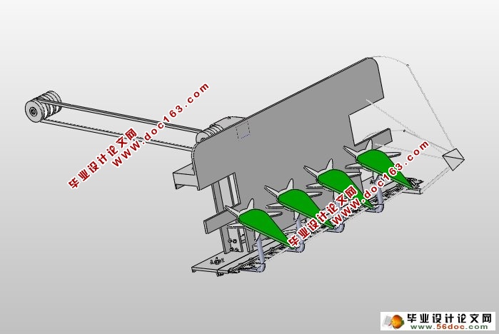 小麦割晒机的设计(农业机械)(含CAD图,SolidWorks三维)