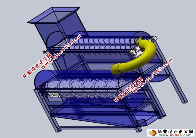 玉米剥皮脱粒一体机的设计(农业机械)(含CAD图,SolidWorks三维)