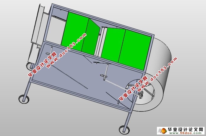 小茴香(风筛式)清选机的设计(农业机械)(含CAD图,SolidWorks三维)