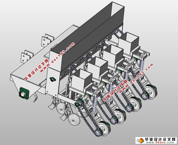 玉米播种机的设计(农业机械)(含CAD图,SolidWorks三维)