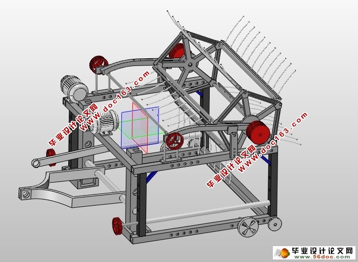 组合式棉秆收获机的设计(农业机械)(含CAD图,SolidWorks三维)