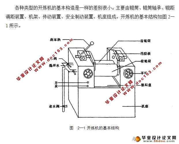 XK400开炼机(开放式炼胶机)辊筒设计(含CAD零件装配图)