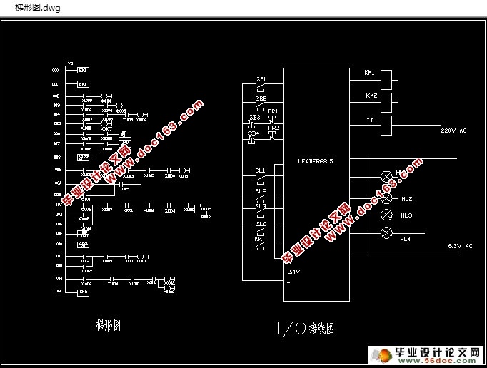 基于PLC 控制的水塔水位设计(附原理图,梯形图)