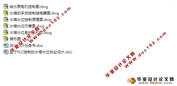 基于PLC 控制的水塔水位设计(附原理图,梯形图)
