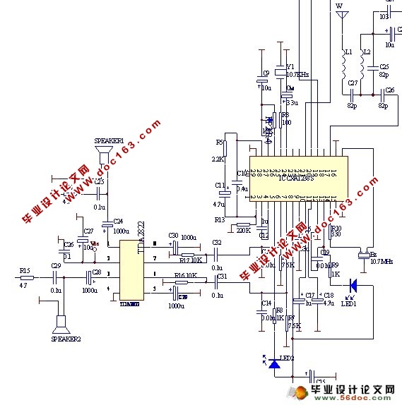 单工无线发射接收系统的设计