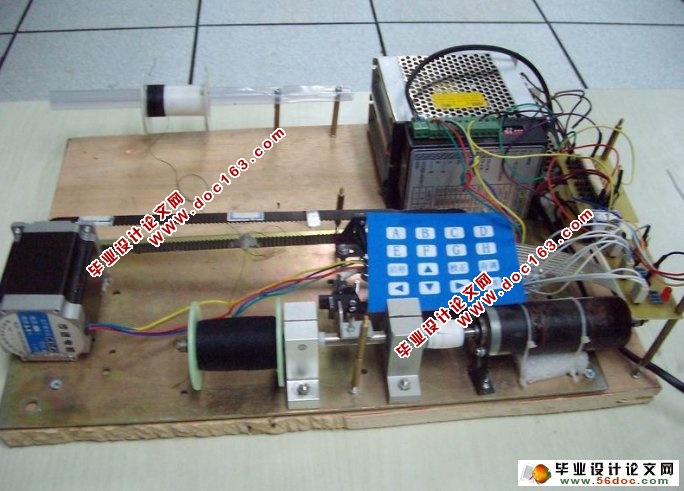 变压器的智能绕线功能系统(附程序,实物图,电路原理图)