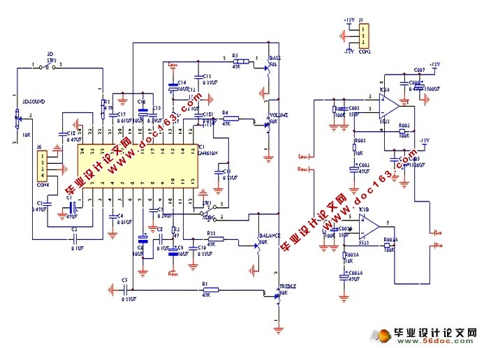 家用音响设计制作(附PCB图,电路原理图)