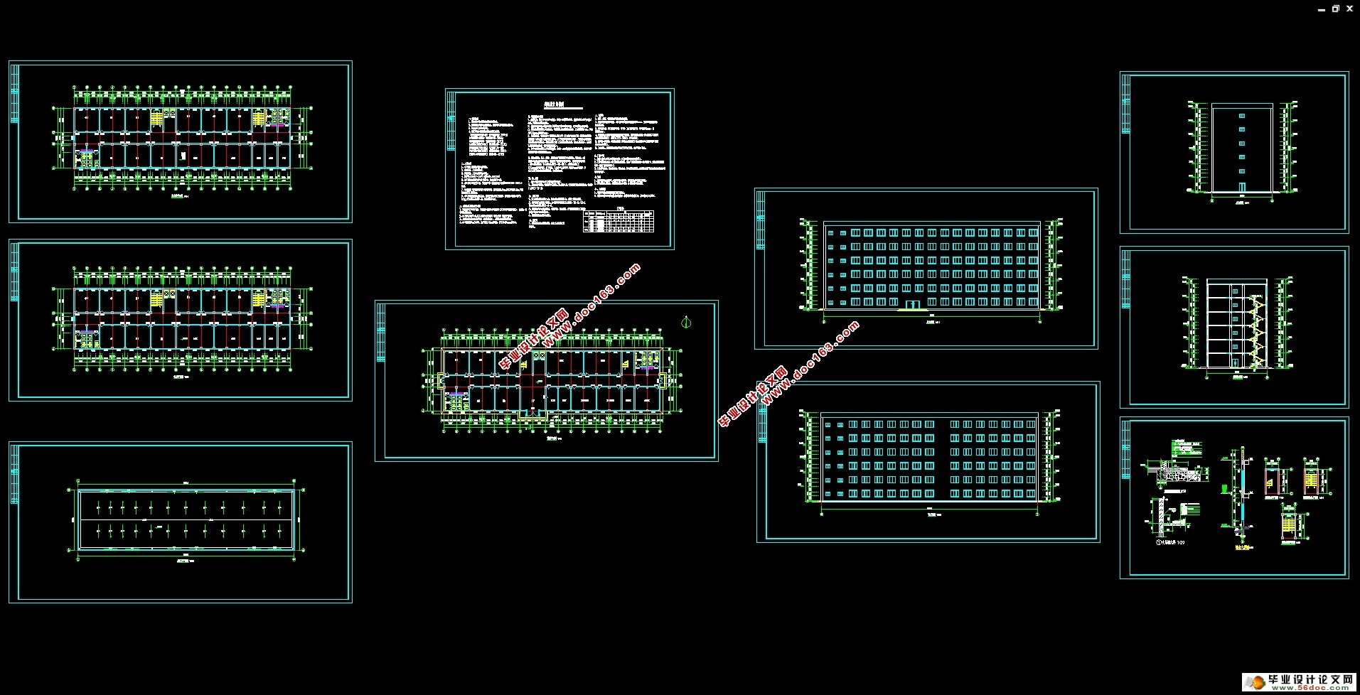 ����5300ƽ���Ϸ�ĳ��ѧ��ѧ¥���(����ͼ,�ṹͼ)